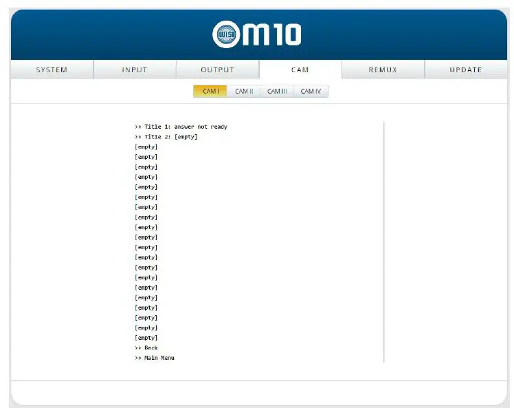 WISI OM 10 064x Micro Headend 9