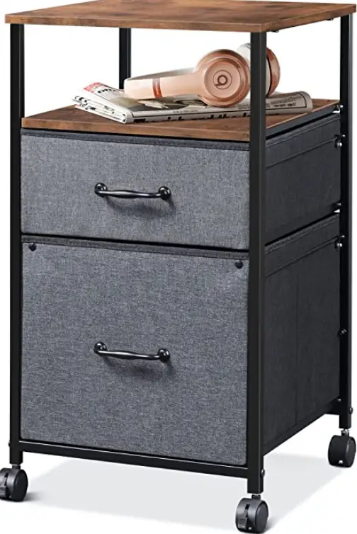 DEVAISE ADYJ004 Fabric 1 Drawer Printer Stand