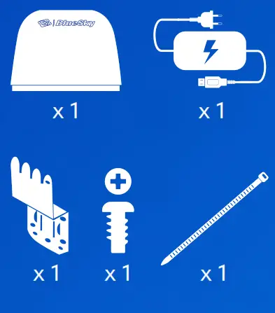BlueSky 8145 AIR QUALITY MONITOR - whats in the box
