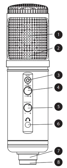Kruger Matz KM0765 USB Gaming Microphone