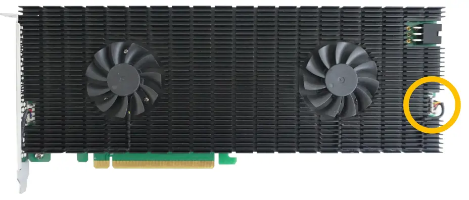 HighPoint Technologies SSD7140A 8x M.2 Port to PCIe 3.0x16 NVMe RAID Controller - screws 5