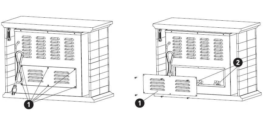 LifeSmart FP1215 Infrared Quartz Fireplace 13