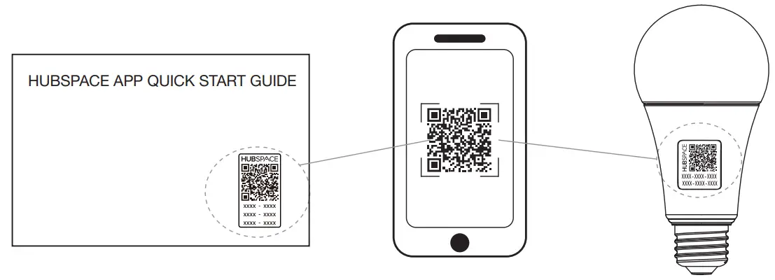 Ecosmart 11A21100WRGBWH1 Wireless Controlled A21 Smart Bulb - QR code