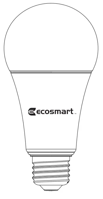 Ecosmart 11A21100WRGBWH1 Wireless Controlled A21 Smart Bulb