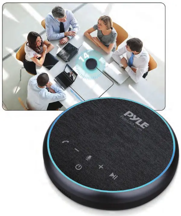 PYLE PSCN42 Portable Conference Speakerphone - under max volume