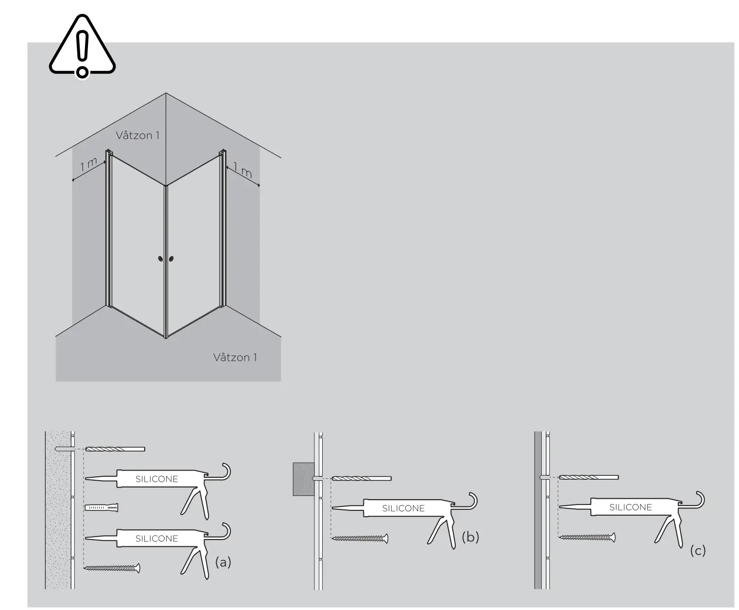 INR GRAND WALNOT Room Case Study - Screw fastenings should be made in concrete or other solid