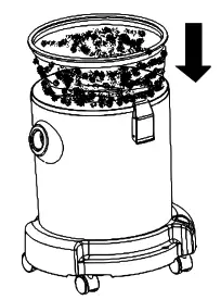 wiltec 63113 Wet and Dry Vacuum Cleaner - Dust filte