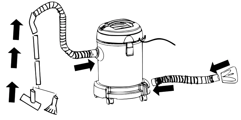 wiltec 63113 Wet and Dry Vacuum Cleaner - Operation