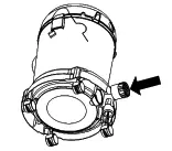 wiltec 63113 Wet and Dry Vacuum Cleaner - Outlet hose