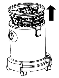 wiltec 63113 Wet and Dry Vacuum Cleaner - Re-assemble