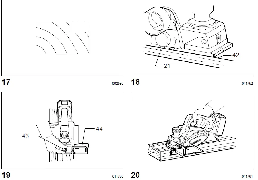 makita DKP140 Cordless Planer 5