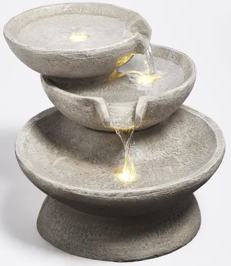 VonHaus-2500600-3-Bowl-Drop-Water-Feature-PRODUCT