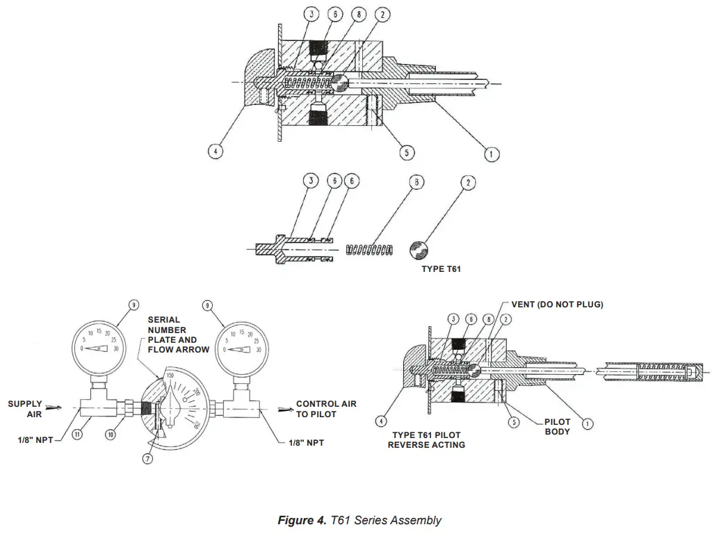 EMERSON Spence T61 Series Pneumatic Temperature Controller - fig 4