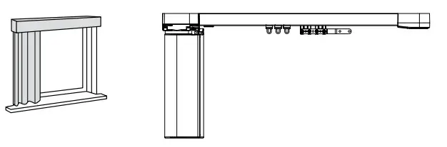 Alena Drapery System - Left draw