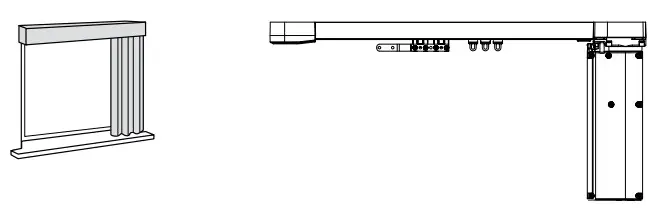 Alena Drapery System - Right draw