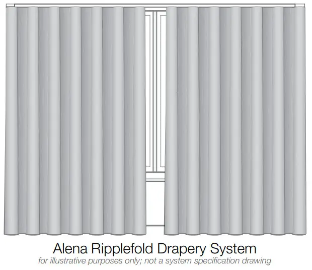 Alena Drapery System - Ripplefold