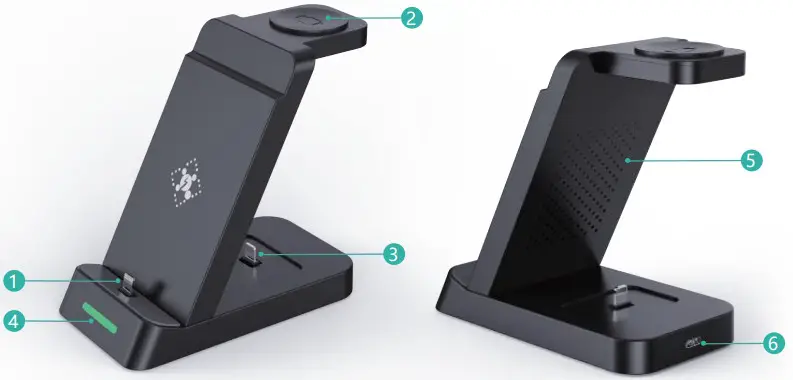 Dongguan Boxinda Electronic Technology B 20 3 in 1 Charger Dock - Figure