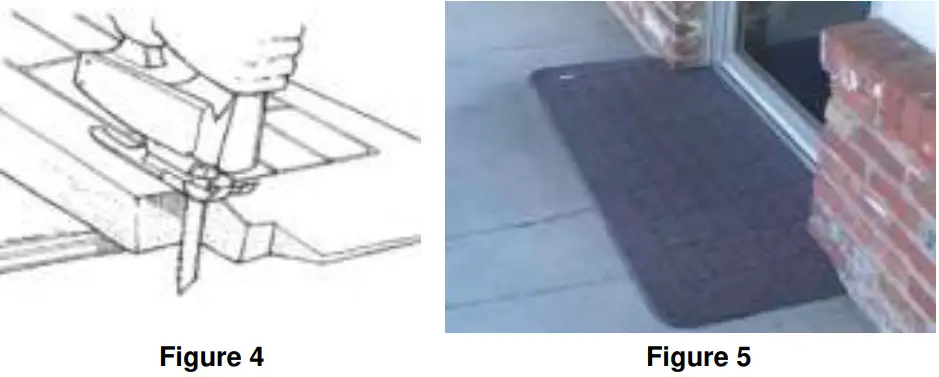 aidapt VA144B Easy Edge Rubber Ramps - Remove tape