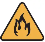 Risk of Fire Symbol