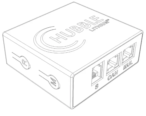 HUBBLE AM-2 5.5kWh Lithium Battery Installation illustration