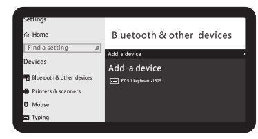 Donar Electronic BT1505 Foldable Bluetooth 5.1 Keyboard - 10