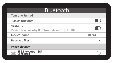Donar Electronic BT1505 Foldable Bluetooth 5.1 Keyboard - 13