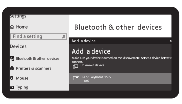 Donar Electronic BT1505 Foldable Bluetooth 5.1 Keyboard - 9