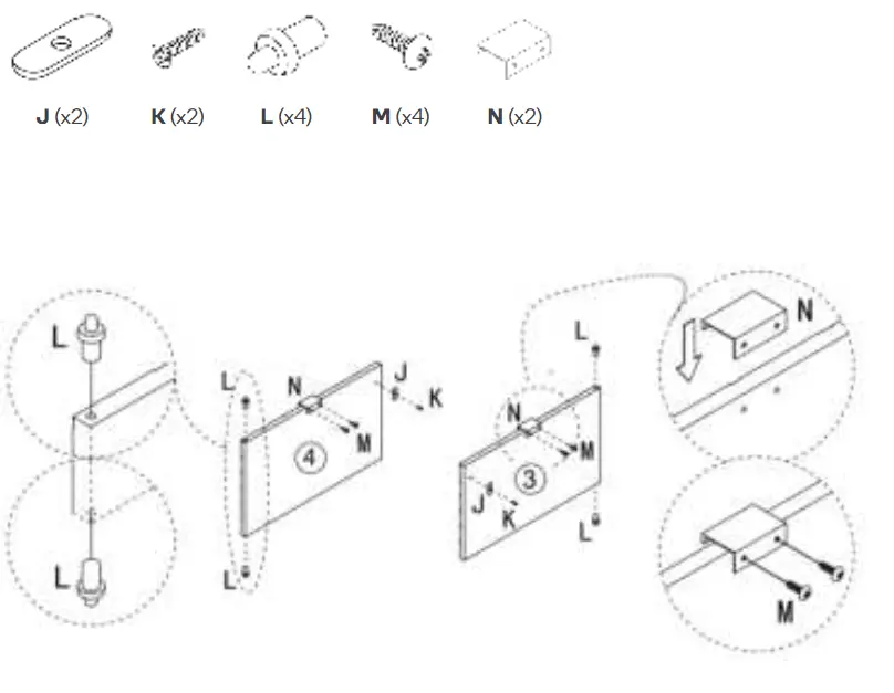OVELA OVPIZTVUWA Pizzola Tv Entertainment Unit - ASSEMBLY11
