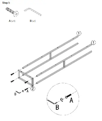 OVELA OVPIZTVUWA Pizzola Tv Entertainment Unit - ASSEMBLY21