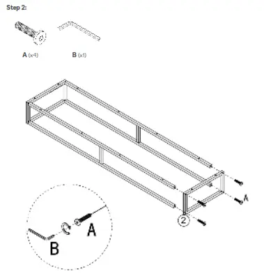 OVELA OVPIZTVUWA Pizzola Tv Entertainment Unit - ASSEMBLY22