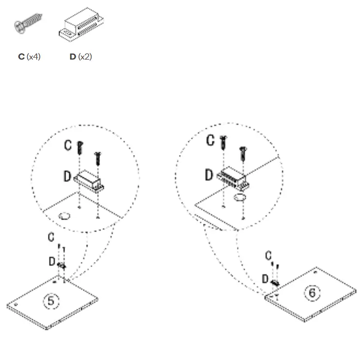 OVELA OVPIZTVUWA Pizzola Tv Entertainment Unit - ASSEMBLY3