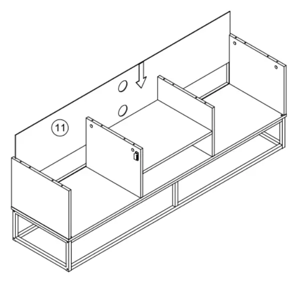 OVELA OVPIZTVUWA Pizzola Tv Entertainment Unit - ASSEMBLY7