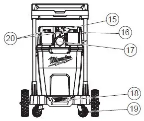 milwaukee M18 Fuel 9 Gallon Dual Battery Wet Dry Vacuum-5