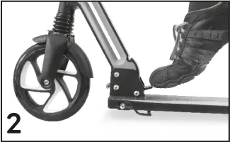 ZINC REVERB Big Wheeled Scooter A03