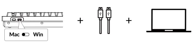 Keychron V6 Non Knob Version Keyboard-fig1