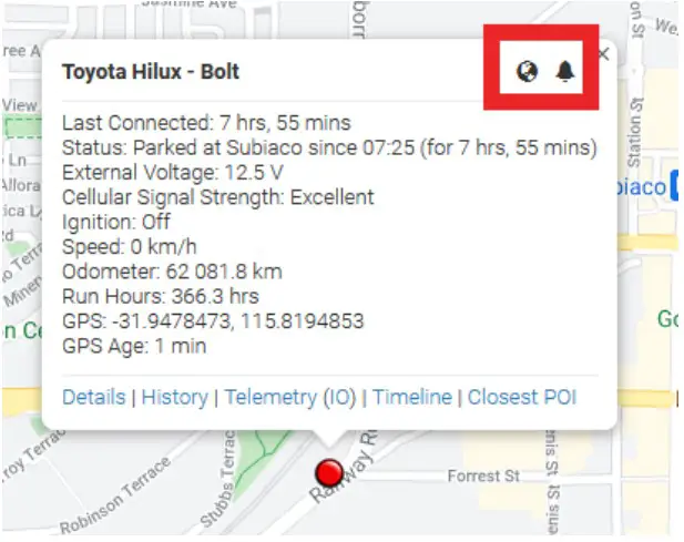 Asset Location Sharing