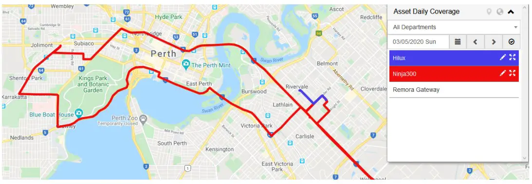 Asset Daily Coverage Map