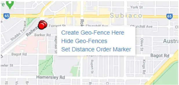 Creating a Geofence
