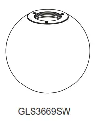 MAXIM LIGHTING BW3669SWGLD Lolli 3 Light Bath Vanity - fig 1