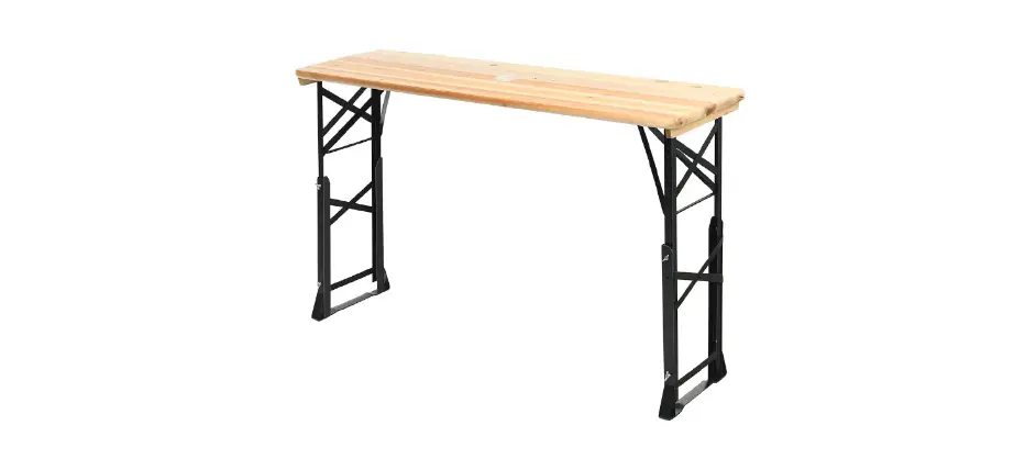 Alpulon Zy1c0315 Wooden Folding Picnic Outdoor Table Installation Guide