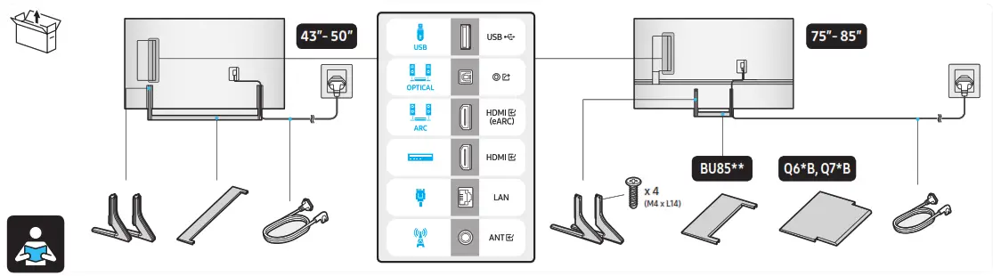 SAMSUNG UE50BU8572 50 Inch Smart 4K Smart Display - fig 2