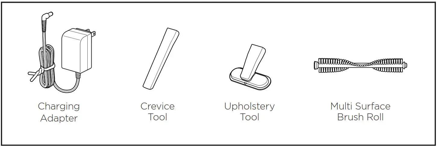 ADAPT ION PET 2-in-1 Cordless Vacuum 2286 What is in the Box