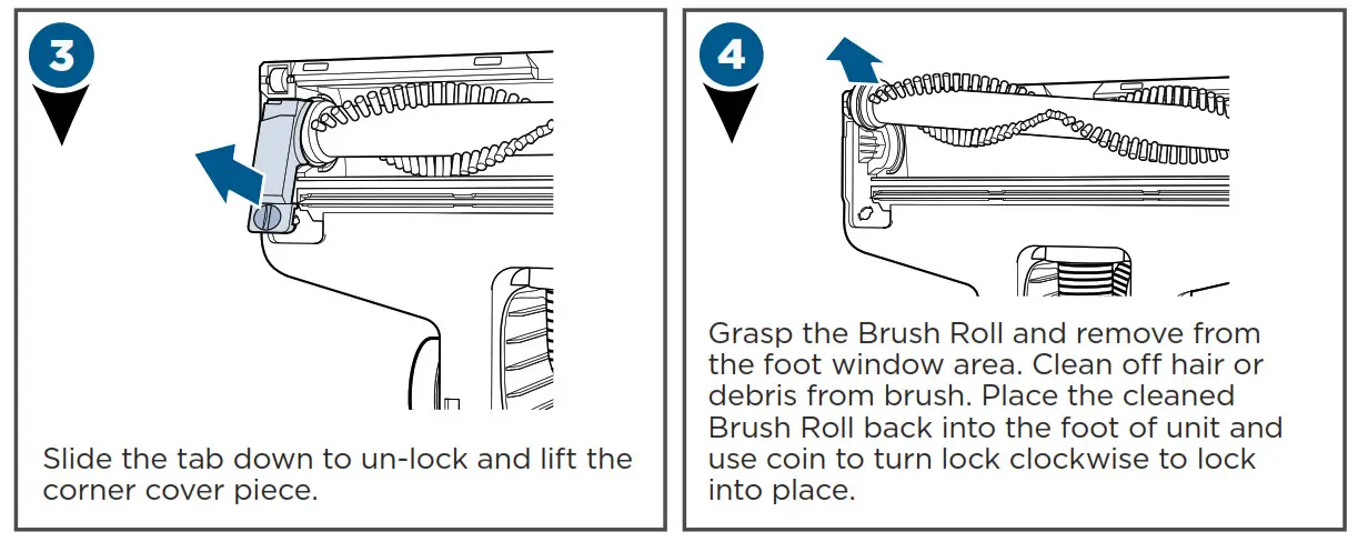 Cordless Vacuum 2286 - Maintaining the Brush Roll 3