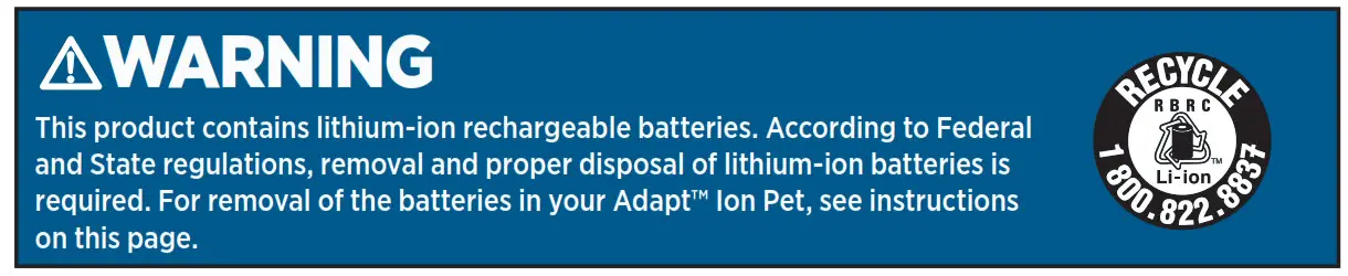 Disposal of Batteries
