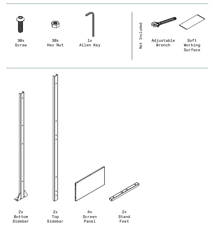 veradek OUTDOOR B07CGVYLXP Privacy Screen Four Panel Screen Set - fig 1