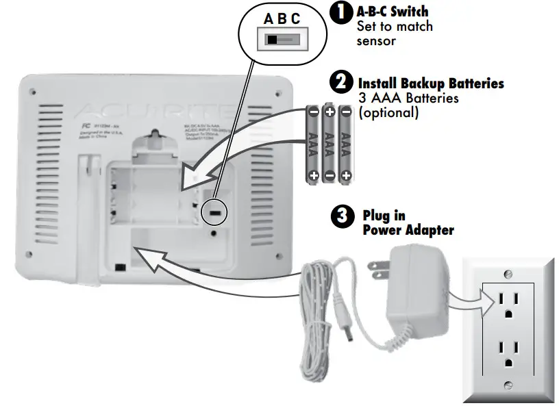 AcuRite 01123 Weather Station - Display Setup