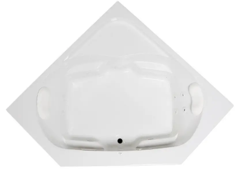 Laurel Mountain Lorton 60 X 60 Inch Drop In Acrylic Corner Combo Bath