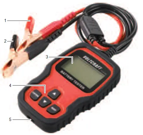 CONRAD-2588790-VC-BT100-Lead-Acid-Battery-Tester-16