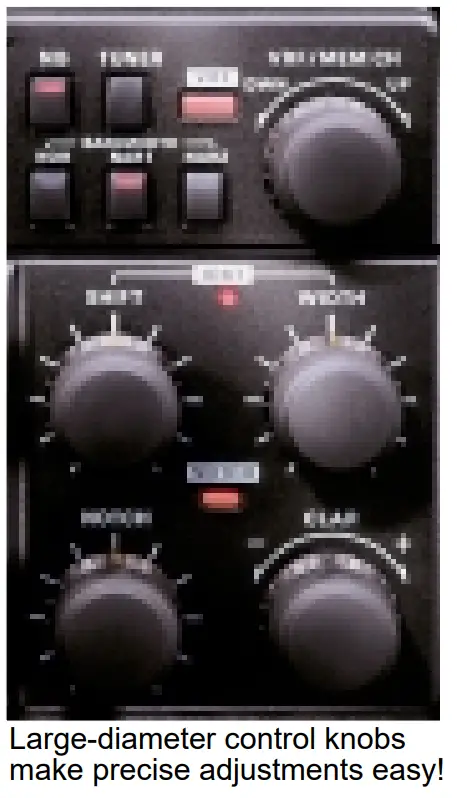 Superb Ergonomics Across the Front Panel