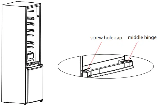 ARDESTO DDF M260W177 Refrigerator - caps